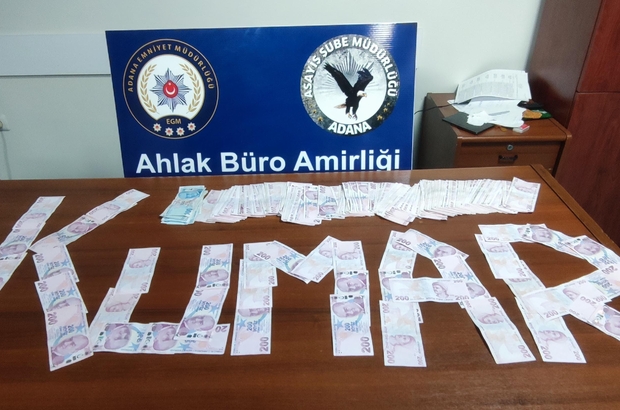 Adana'da 9 ayda kumar oynayan 424 kişiye 2 milyon 666 bin lira ceza kesildi 