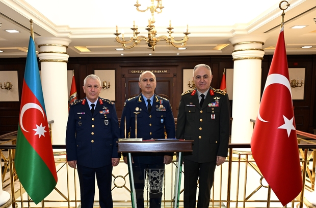 Genelkurmay Başkanı Orgeneral Gürak, Azerbaycan Hava Kuvvetleri Komutanı İslamzade'yi kabul etti