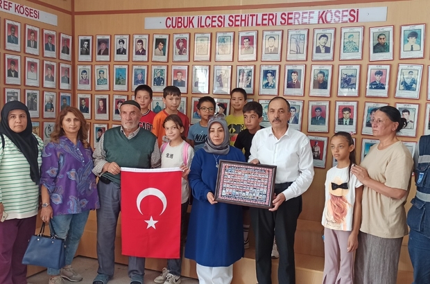 Çubuk'ta öğrencilerden Terör Mağdurları Derneği'ne ziyaret