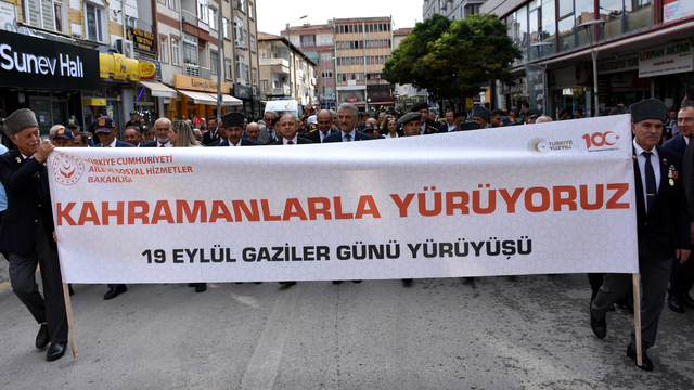 Kırıkkale'de Gaziler Günü törenle kutlandı