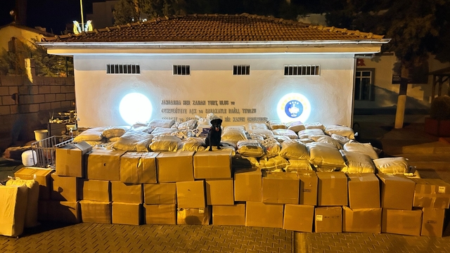 Gaziantep'te 11 ton kaçak tütün ele geçirildi