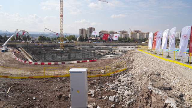Yeni Ankara Adalet Sarayının temeli törenle atıldı: (1)