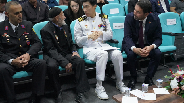 Güney Kore Savunma Ataşesi, Yozgat'ta Kore Gazisi Kanak ile buluştu