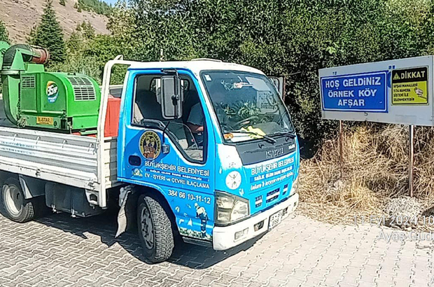 Güdül'de haşereyle mücadele kapsamında ilaçlama yapıldı