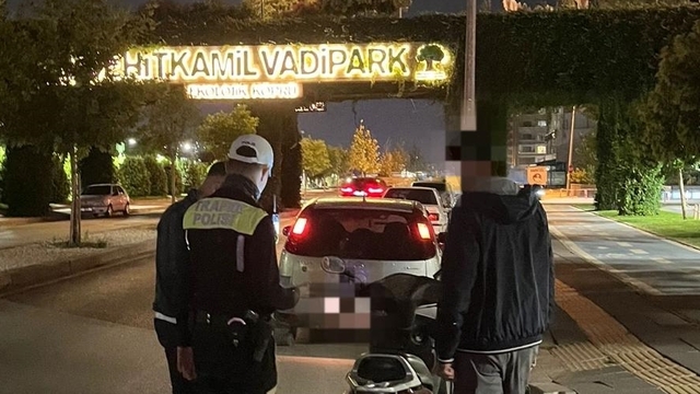 Gaziantep'te motosikletlere yönelik denetim