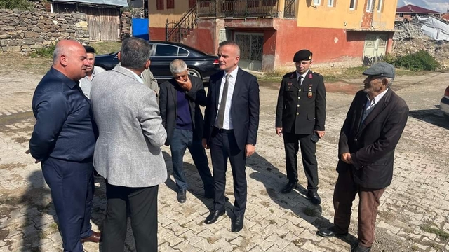 Orta Kaymakamı Minuz'dan köy ziyareti