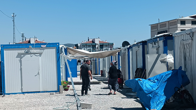 Depremlerde yıkımın yaşandığı İslahiye'de bir konteyner kent boşaltıldı