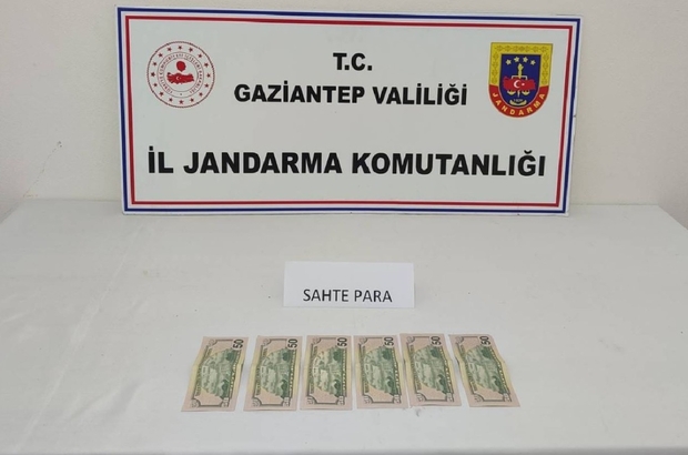 Gaziantep'te piyasaya sahte dolar sürmek isteyen şüpheli yakalandı