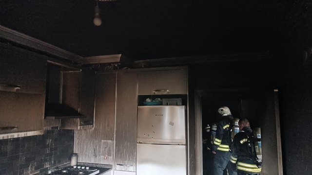 Sivas'ta evde çıkan yangında 1 kişi dumandan etkilendi