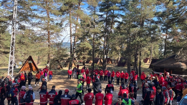 Bolu'da gönüllü öğretmelerin katılımıyla arama kurtarma tatbikatı düzenlendi