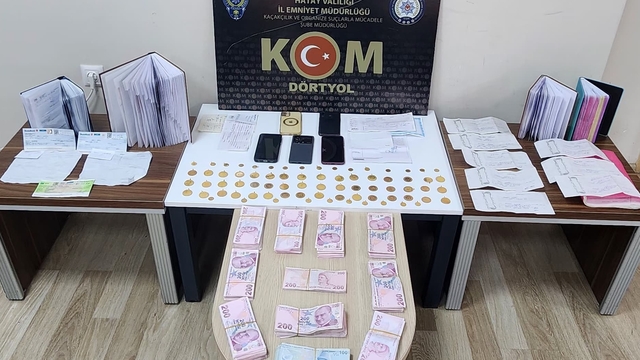 Hatay'da tefecilik operasyonunda 3 zanlı yakalandı