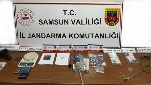 Samsun'da uyuşturucu operasyonunda 1 zanlı yakalandı