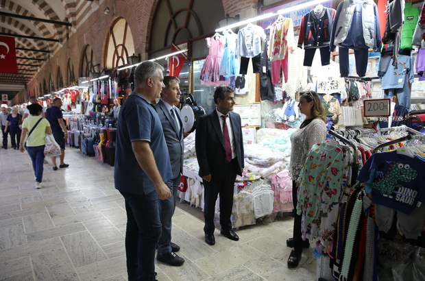 Edirne Ticaret Müdürü Mahmut Altun, Alipaşa Çarşısı esnafını ziyaret etti