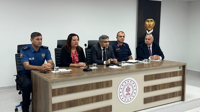 Gümüşhacıköy'de okul güvenliği toplantısı düzenlendi