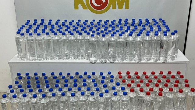 Samsun'da 320 litre etil alkol ele geçirildi