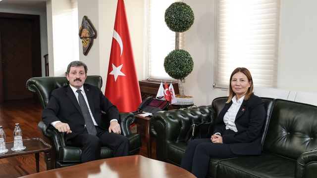 OMÜ Rektörü Aydın, Samsun Valisi Tavlı'yı ziyaret etti