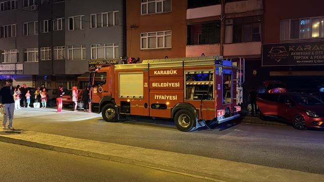 Karabük'te iş yerinde çıkan yangın söndürüldü