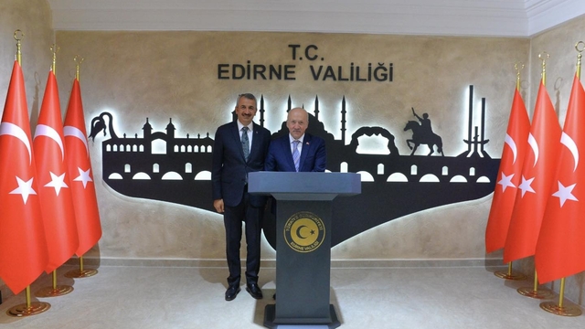 Ticaret Bakan Yardımcısı Uçarmak, Edirne Valisi Sezer'i ziyaret etti