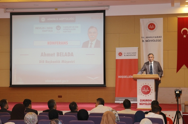 Adana'da "Peygamberimiz ve şahsiyet inşası" konferansı düzenlendi