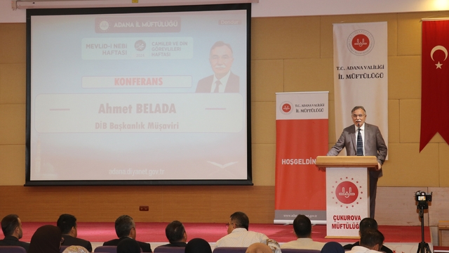 Adana'da "Peygamberimiz ve şahsiyet inşası" konferansı düzenlendi