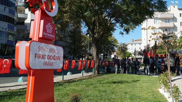 Tekirdağ'da şehit bekçi Fırat Doğan'ın ismi parkta yaşatılacak