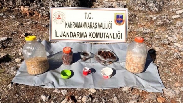Kahramanmaraş'ta PKK'ya ait yaşam malzemesi ele geçirildi
