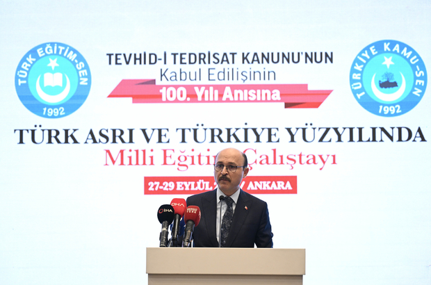 Başkentte "Türk Asrı ve Türkiye Yüzyılında Milli Eğitim Çalıştayı" düzenlendi