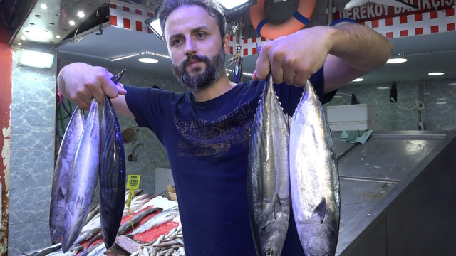 Trabzon'da palamut irileşti, fiyat arttı (2)