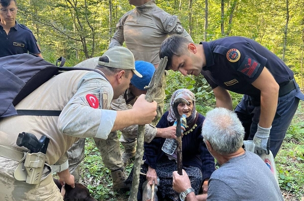 Sinop'ta mantar toplarken kaybolan kadın ormanda bulundu