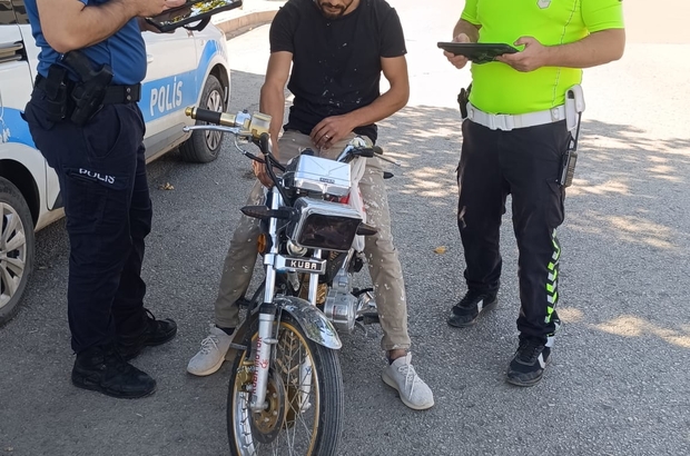 İslahiye’de motosiklet denetimi yapıldı