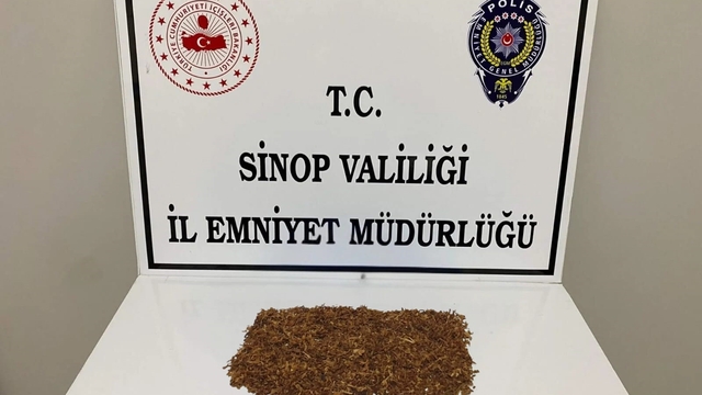 Sinop'ta uyuşturucu operasyonunda  bir kişi yakalandı