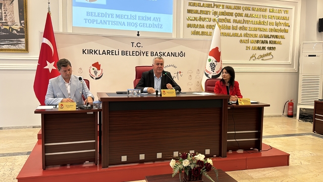 Kırklareli Belediye Meclisi toplantısı gerçekleştirildi