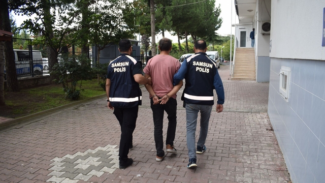 Samsun'da 10 yıl hapis cezası bulunan firari hükümlü yakalandı