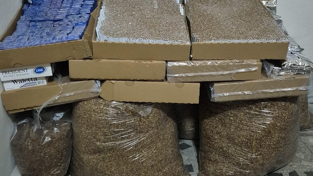 Tekirdağ'da 67 bin 800 makaron ve 109 kilogram tütün ele geçirildi