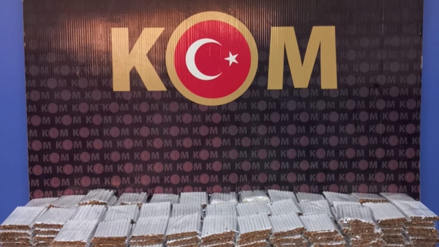 Kırıkkale'de 7 bin dolu makaron ele geçirildi