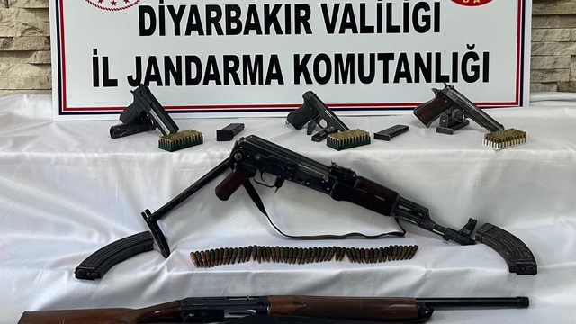 Diyarbakır'da kaçak silah operasyonunda yakalanan şüpheli tutuklandı