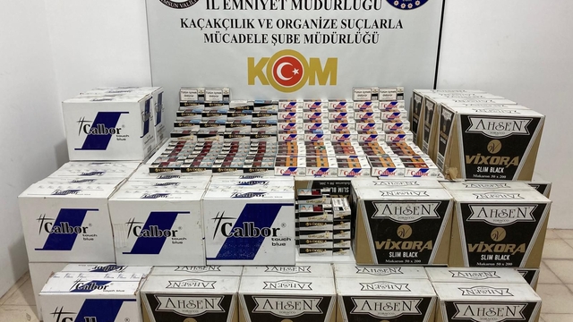 Samsun'da 350 bin makaron ele geçirildi