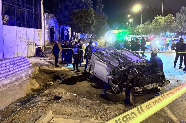 Gaziantep'te takla atan otomobilin sürücüsü hayatını kaybetti