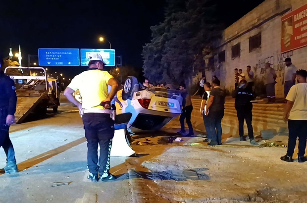 Gaziantep'te takla atan otomobilin sürücüsü öldü