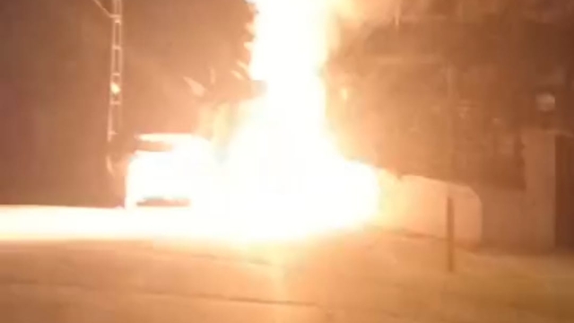 Rögarda sıkışan gaz bomba gibi patladı