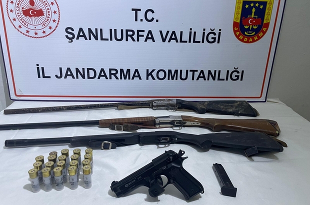 Şanlıurfa'da silah kaçakçılığı operasyonunda 5 şüpheli yakalandı