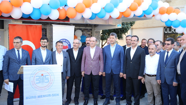 Büro Memur-Sen Genel Başkanı Yazgan, Antalya Şubesi hizmet binası açılışında konuştu: