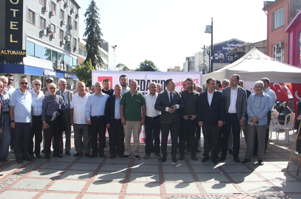 Edirne'de cuma çıkışı İsrail protestosu