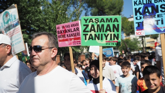 Dünya Yürüyüş Günü nedeniyle Nazilli'de etkinlik düzenlendi