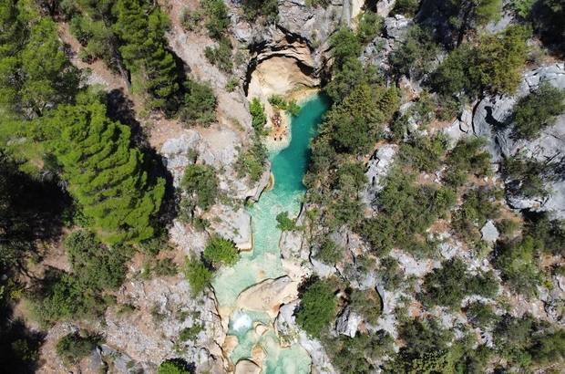 Antalya'da "Gümüşdamla Kanyonu" doğaseverlerin rotasında