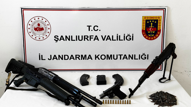 Şanlıurfa'da silah kaçakçılığı operasyonunda 3 şüpheli yakalandı