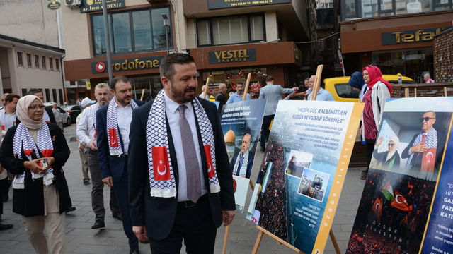 Çanakkale, Balıkesir, Eskişehir ve Kütahya'da AK Parti İl Başkanlıklarından İsrail'e tepki