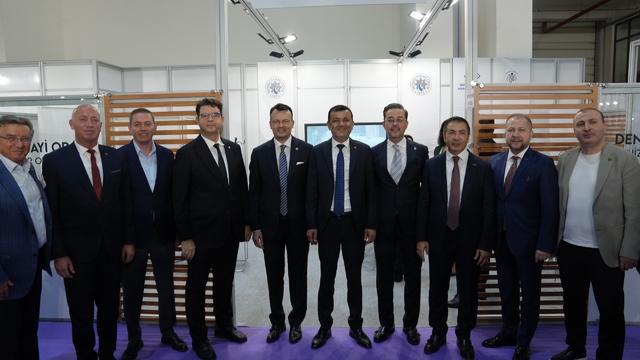 Denizli Sanayi Odası Başkanı Kasapoğlu'ndan fuar katılımcısı üyelere ziyaret