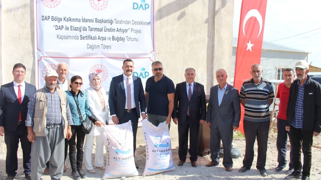 Ağın ilçesinde üreticilere 125 ton tohum desteği