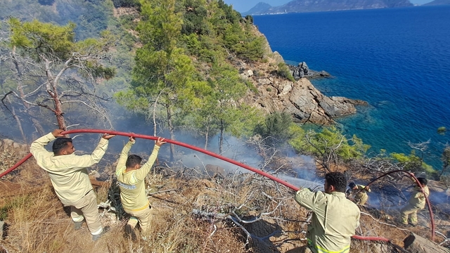 Mersin'de çıkan orman yangını kontrol altına alındı